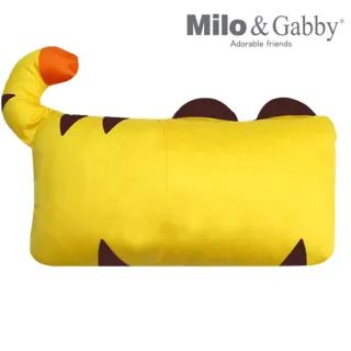 【Milo&Gabby】動物好朋友-超細纖維可水洗兒童枕頭防蟎mini枕心+枕套組(TOM小虎)