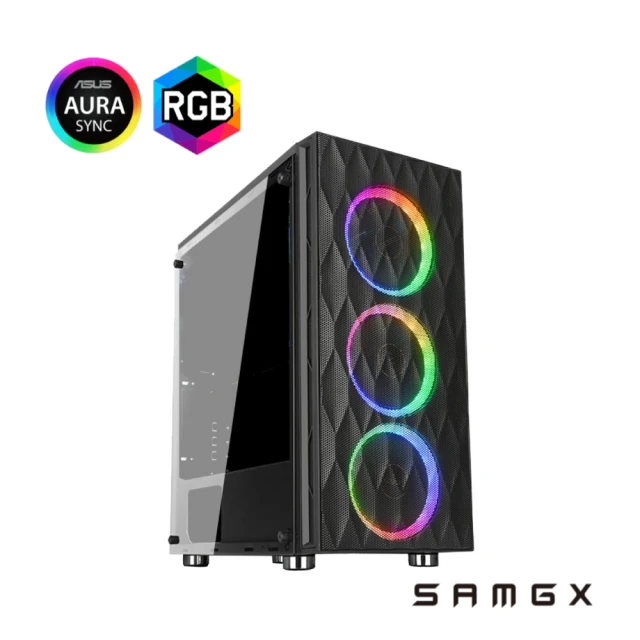 第01名 【SAMGX】守護之眼 RGB鋼化玻璃ATX機殼 SG-HORUS(贈RGB風扇-ATX)