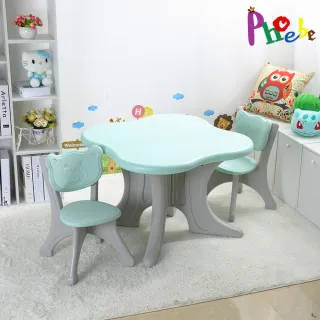 【Phoebe】森林大樹兒童遊戲學習桌椅組(一桌兩椅)