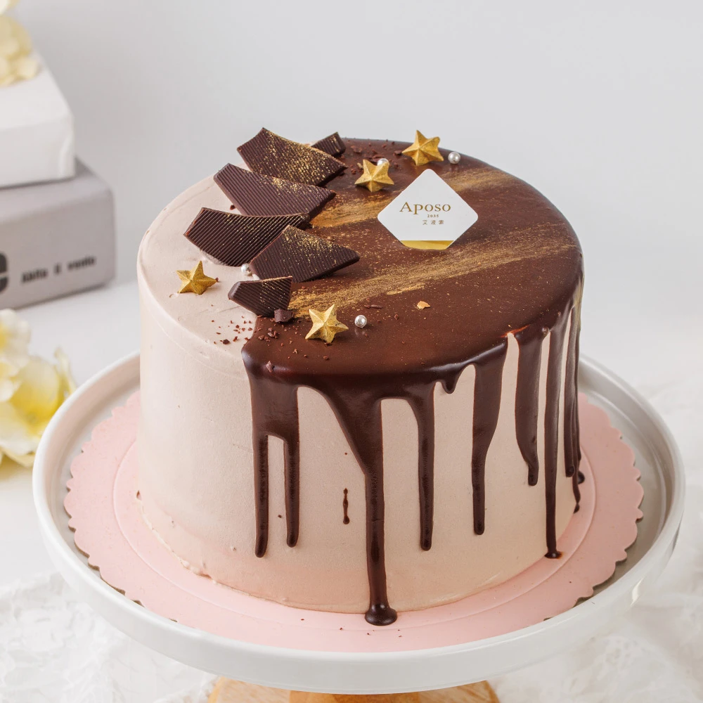 預購 【艾波索】極光醇黑巧克力蛋糕6吋(蘋果日報蛋糕評比亞軍)