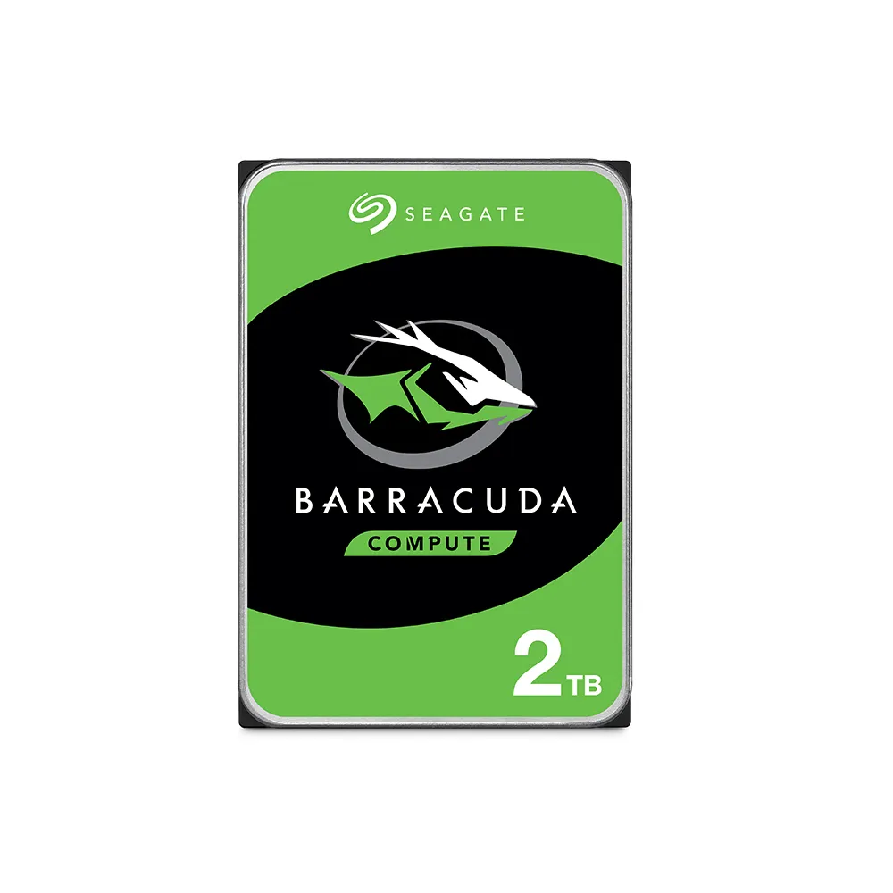 【SEAGATE 希捷】新梭魚 BarraCuda 2TB 3.5吋 7200轉 SATAⅢ 桌上型硬碟(ST2000DM008)