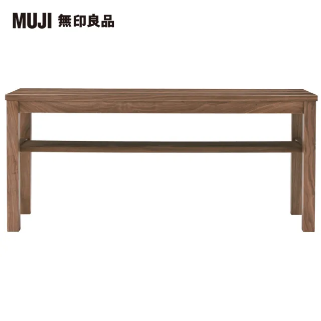 MUJI 無印良品】無垢材長凳/板座/胡桃木/(大型家具配送) - momo購物網