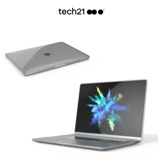 【英國Tech 21】Macbook Pro 15吋 抗衝擊PURE CLEAR 防撞硬式清透保護殼(PURE CLEAR)