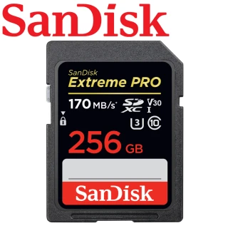 256GB 170MB/s Extreme PRO SDXC SD UHS-I V30 U3 記憶卡(平輸)