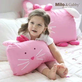【Milo&Gabby】動物好朋友-超細纖維可水洗兒童枕頭防mini枕心+枕套組(多款可選)