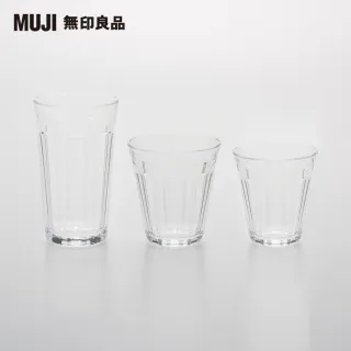 【MUJI 無印良品】碳酸玻璃杯三件組/240ml