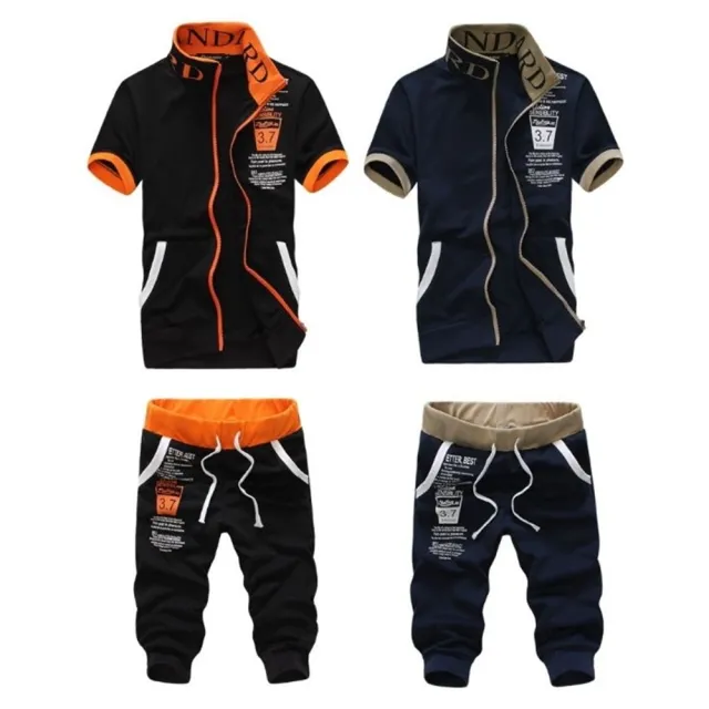 米蘭精品 短袖運動服套裝 舒適戶外流行時尚男休閒服54z3 Momo購物網