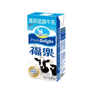 【福樂】高鈣低脂口味保久乳200mlx3箱(共72入)
