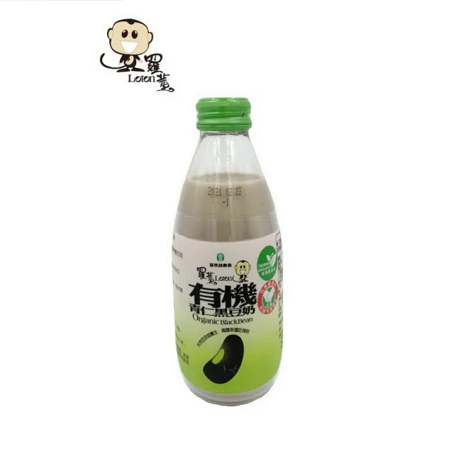 【羅東鎮農會】羅董有機青仁黑豆奶24瓶(245ml/瓶)