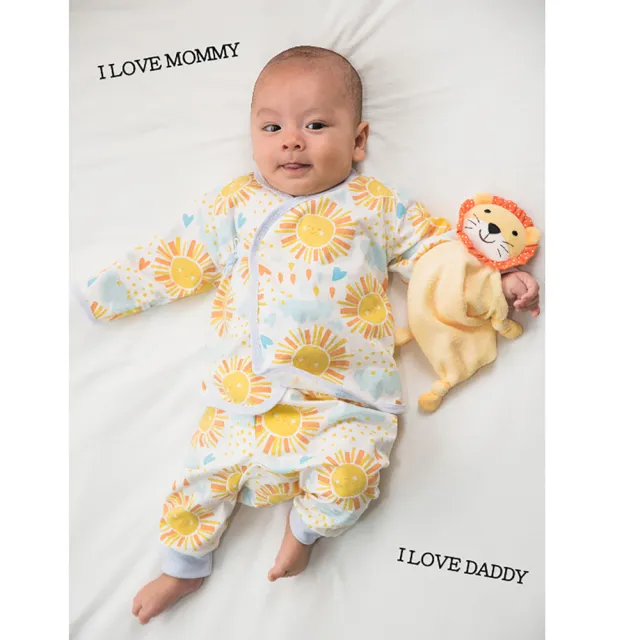 【NEW STAR】MIT太陽純棉寶寶嬰幼兒上衣肚衣長褲組合(嬰幼兒 嬰兒用品 台灣製 純棉 長袖 長褲)