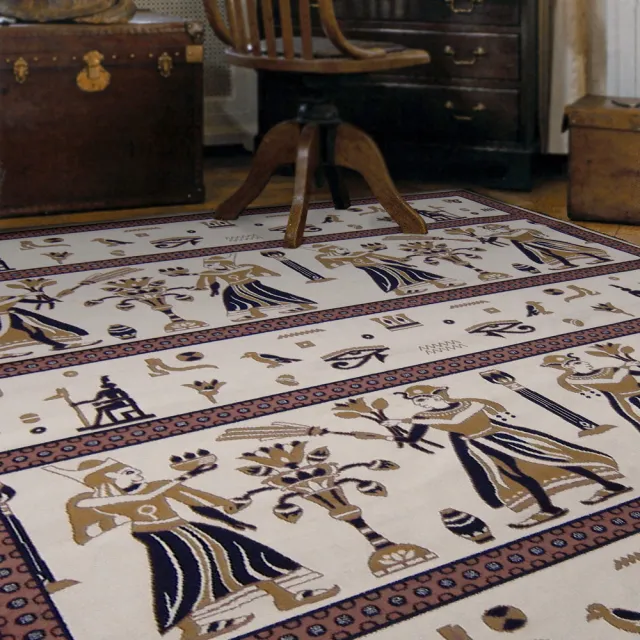 【范登伯格】比利時 紅寶石古典絲質地毯-埃及(140x190cm)
