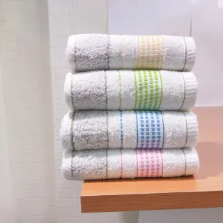 【OKPOLO】台灣製超激五福色紗吸水毛巾(買六送六)