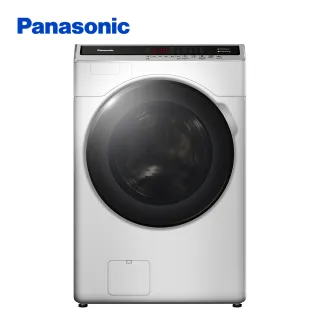 【Panasonic 國際牌】14公斤雙科技溫水洗脫烘滾筒洗衣機-冰鑽白(NA-V140HDH-W)