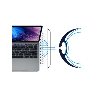 【RetinaGuard 視網盾】MacBook Air 2018 13吋 霧面抗眩防藍光保護膜(通用 Pro 13吋 2018-2020)