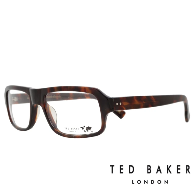 TED BAKER 限量新款 英國紳士日常方框款光學眼鏡(TBG012-178 琥珀)