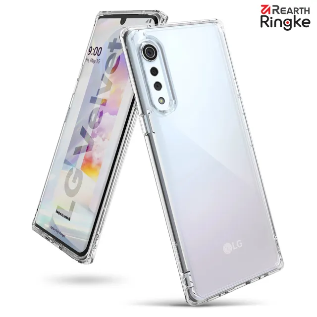 【Ringke】Rearth LG Velvet [Fusion] 透明背蓋防撞手機保護殼(LG Velvet 透明背蓋防撞手機保護殼)