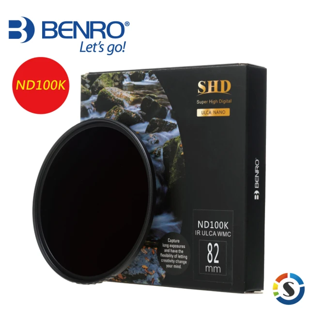 BENRO 百諾 82mm SHD ND100000 ND100K 圓形減光鏡(勝興公司貨)