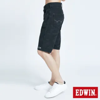 【EDWIN】JERSEYS 透氣寬鬆EJ3迦績短褲-男款(暗灰色)