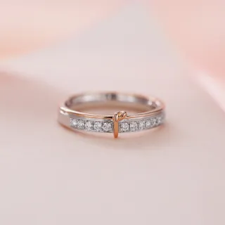 【PROMESSA】21分 18K金 同心系列 鑽石戒指 / 婚戒