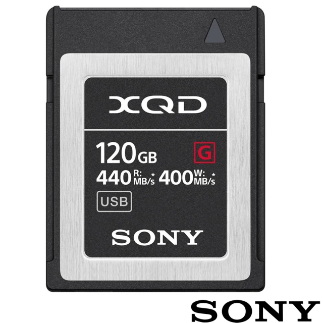 SONY 索尼 QD-G120F 120G / 120GB 440MB/S XQD G系列 高速記憶卡(公司貨 支援4K 錄影)