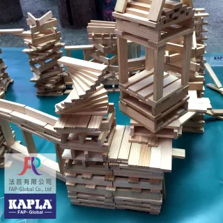 【Kapla】100片積木盒(原木色)