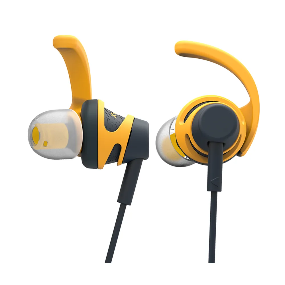 【SpearX】S2 高音質運動耳機-黃(運動防水耳機)