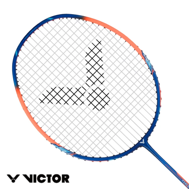 【VICTOR 勝利體育】羽球拍 耐高磅(TK-HMR F 普魯士藍)