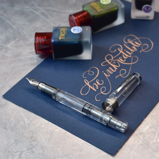 臺灣 TWSBI 三文堂 鑽石580AL R 鐵灰 活塞鋼筆(陽極處理)