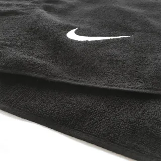 【NIKE 耐吉】Nike Towel 25x120cm 長型 毛巾 慢跑 馬拉松 運動 吸汗 柔軟 盒裝 黑(N1001540010NS)