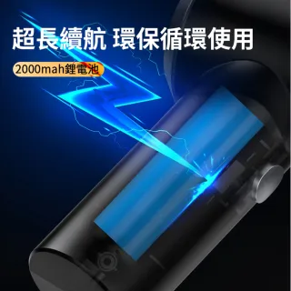 【SHANEN】USB充電汽車無線車載吸塵器 120W大功率 乾濕家車兩用 強勁吸力(車用迷你手持式)