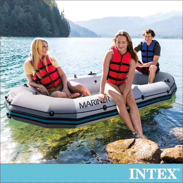 INTEX 水世界矽膠浮潛組合-防霧蛙鏡+呼吸管 適用成人1