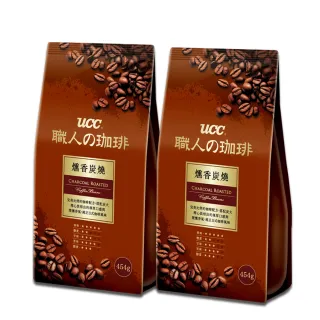【UCC-週期購】炭燒風味咖啡豆2包組(454g/包;新舊包裝隨機出貨)