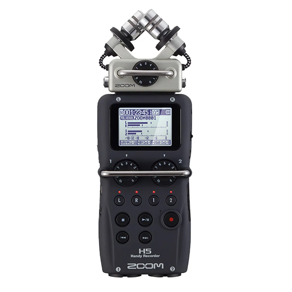 【ZOOM】H5 HANDY RECORDER 手持四軌錄音機 ZMH5(正成公司貨-送H5 ACCESSORY PACK 配件包)