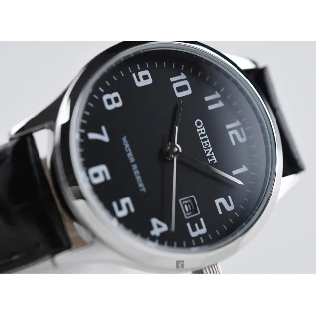 【ORIENT 東方錶】復刻數字石英女錶-黑x銀/28mm(FSZ3N005B)