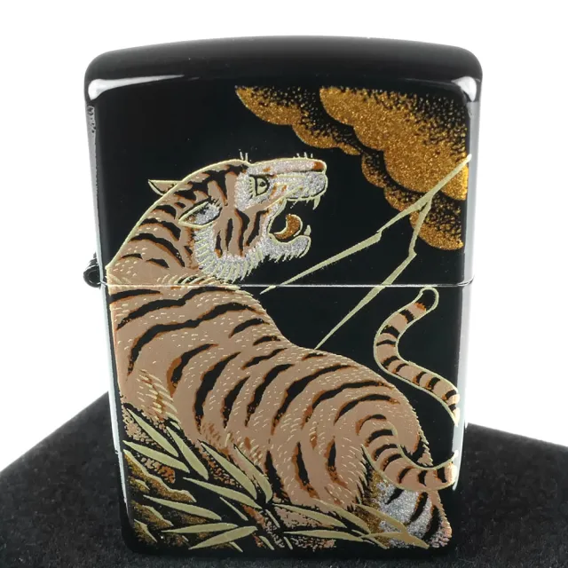 【Zippo】日系~本金蒔繪 虎-傳統工藝加工打火機