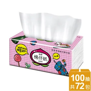 【朵舒】超厚柔棉仔紙抽取式衛生紙(100抽x12包x6袋/箱)