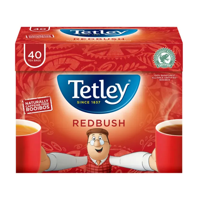 【Tetley泰特利】南非國寶茶 2.5gx40入/盒(國寶茶)