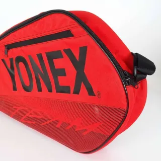 【YONEX】Yonex Racquet Bag 側背包 3支裝 球拍袋 羽球 網球 可調式背袋 紅(BA42123EX001)