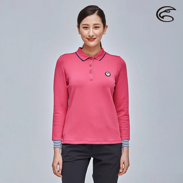 【ADISI】女抑菌單向導濕WaterFree長袖POLO衫AL2021045 / S-2XL(隔濕紗 吸濕排汗 速乾 抗菌 保暖)