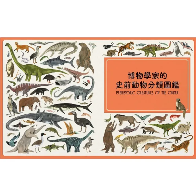 博物學家的史前動物分類圖鑑 博物學家的動物分類圖鑑 Momo購物網 雙11優惠推薦 22年11月