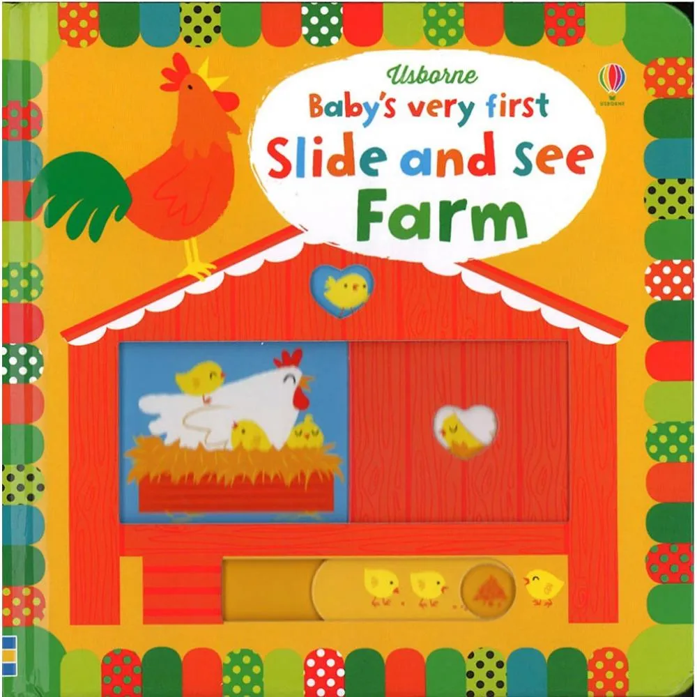 【麥克兒童外文】Farm－Babys Very First Slide ＆ See