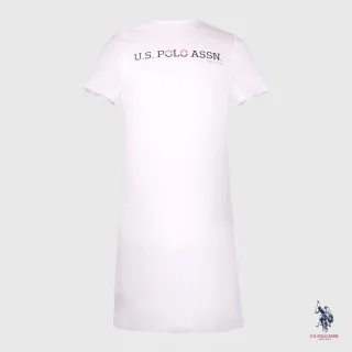 【U.S. POLO ASSN.】文字LOGO T恤裙-兩色(洋裝 T恤)