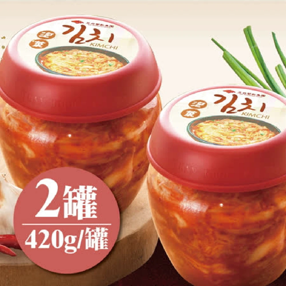 預購 【涓豆腐】韓式泡菜(420g罐 X2罐)