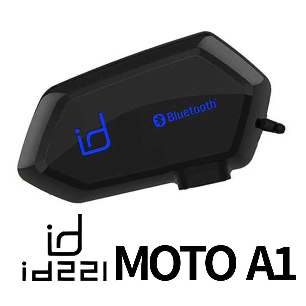 MOTO A1 藍牙耳機 機車安全帽專用(一體式麥克風喇叭 通用半罩 全罩)