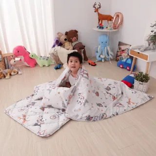 【Leafbaby】台灣製天絲幼兒園專用兒童睡墊三件組(馬戲團班)
