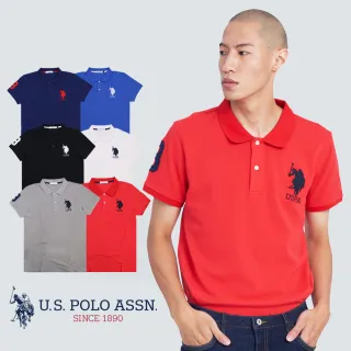 【U.S. POLO ASSN.】男女款經典短袖POLO衫(多款任選 polo polo衫)