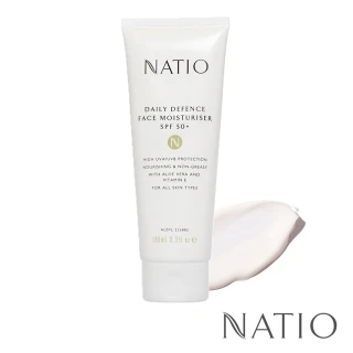 【NATIO 娜迪奧】全效保濕防曬乳SPF50+100ml(有效抵抗UVA與UVB)