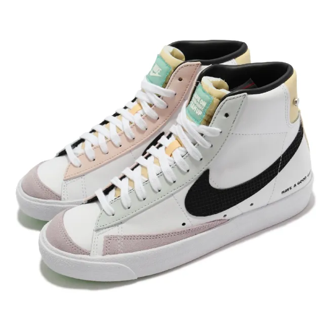 NIKE 耐吉】休閒鞋Blazer Mid 77 運動女鞋經典款皮革穿搭後跟可替換