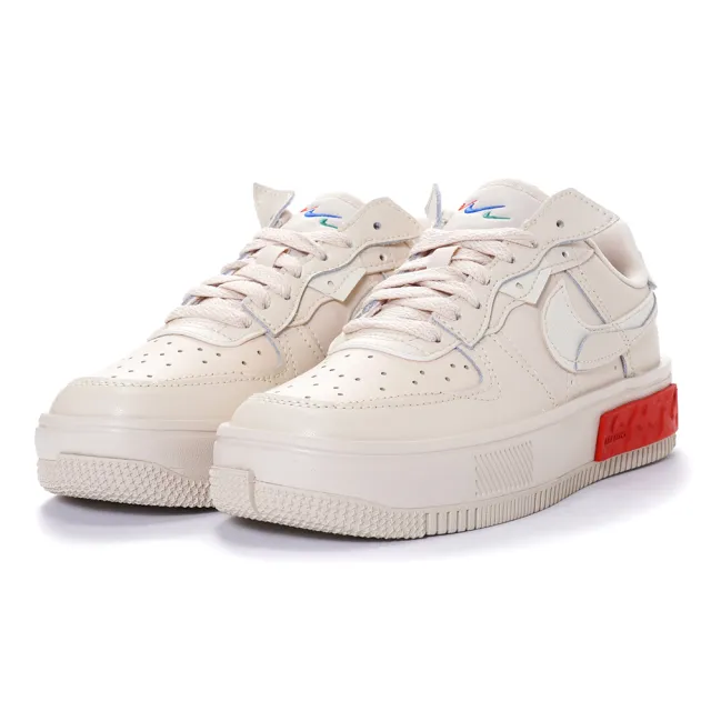 【NIKE 耐吉】W AIR FORCE 1 FONTANKA 女款 休閒鞋 AF1 解構 React避震(DA7024-200)