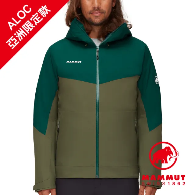 Mammut 長毛象】Convey 3 in 1 HS Hooded AF GTX兩件式防水外套綠鬣蜥